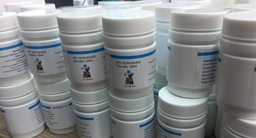 pet dewormer in bottle, pet dewormer tablet, pet dewormer